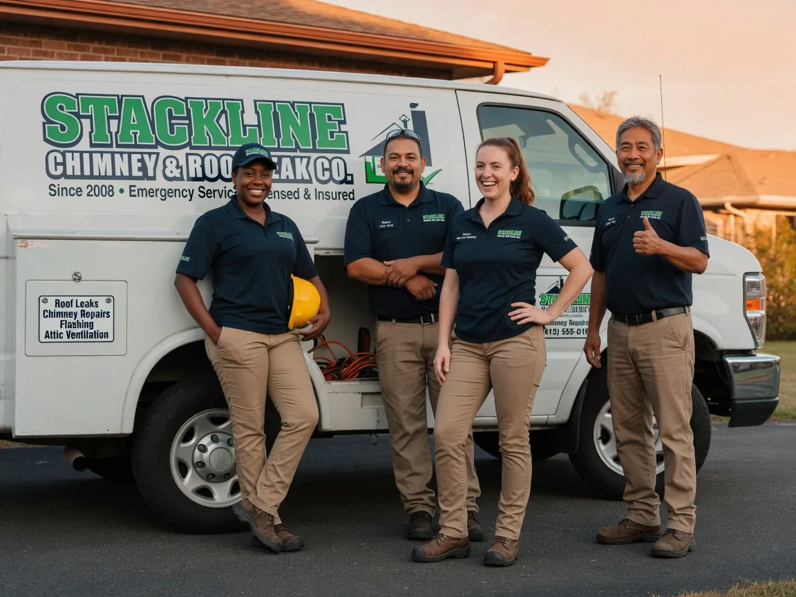 Chimney flashing repair company in Lincoln, IL